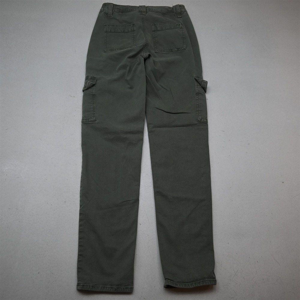 American Eagle Outfitters 000 Green Stretch Tapered Cargo Womens Pants - Picture 9 of 16